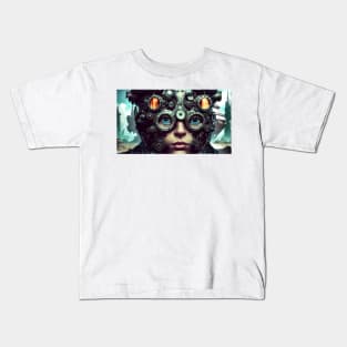 Steampunk Girl Kids T-Shirt